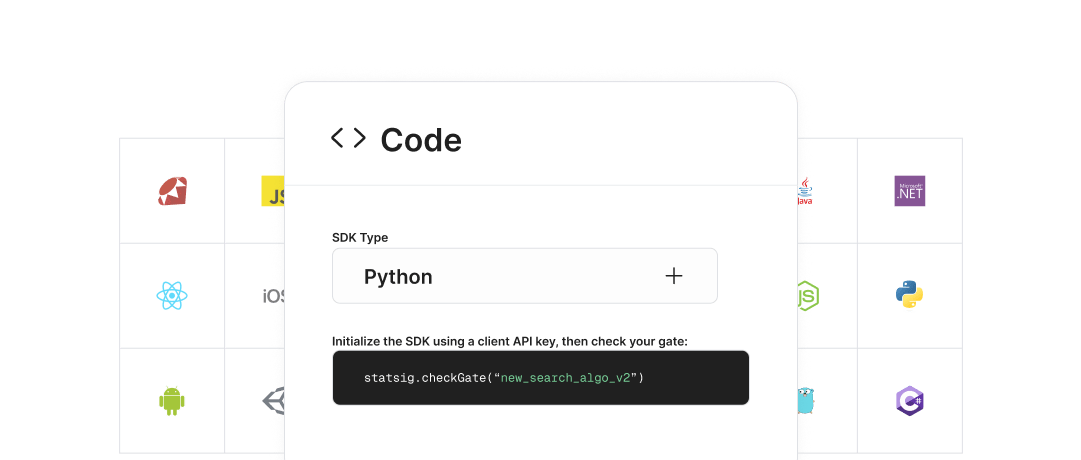 Lightweight SDKs for any stack