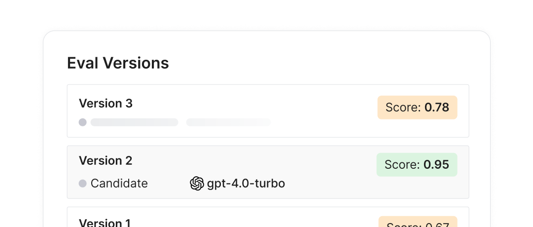 Prompt and model versioning